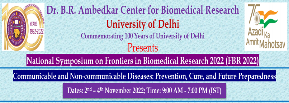 National Symposium on Frontiers in Biomedical Research 2022 (FBR 2022)